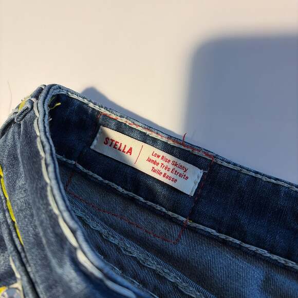 Y2K Vintage True Religion Stella Skinny Jeans USA - Picture 5 of 6